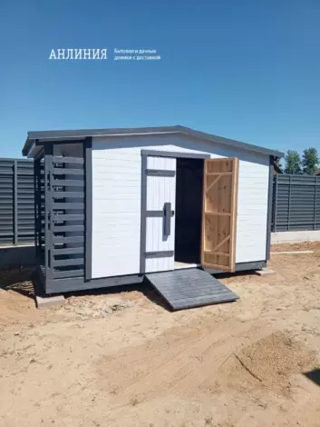 Бытовка  Хозблок с дровником